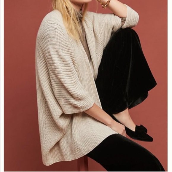 Anthro Evelyn Knit Kimono Sweater Nwt 